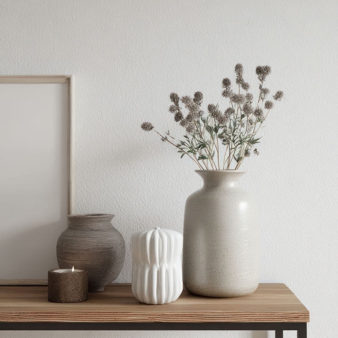 Flurkommode mit Vase drauf