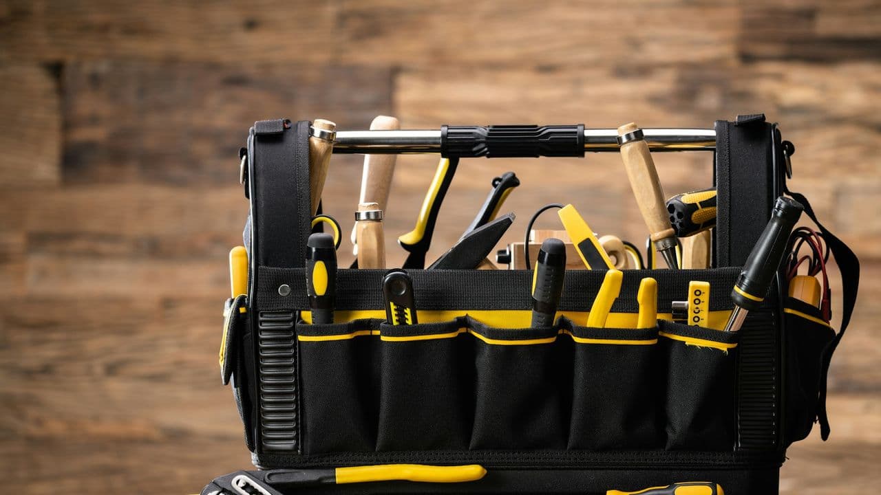Toolkit in Gelb/Schwarz