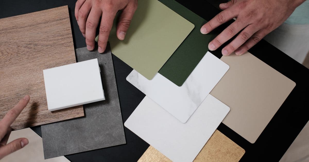 Zusammen ein Moodboard legen