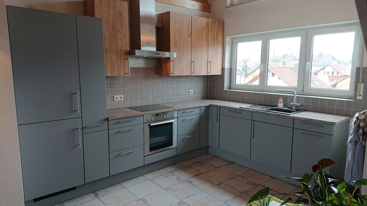 Nacher Küchenfolie Fronten Fliesen grün braun w358 S198 NS402 