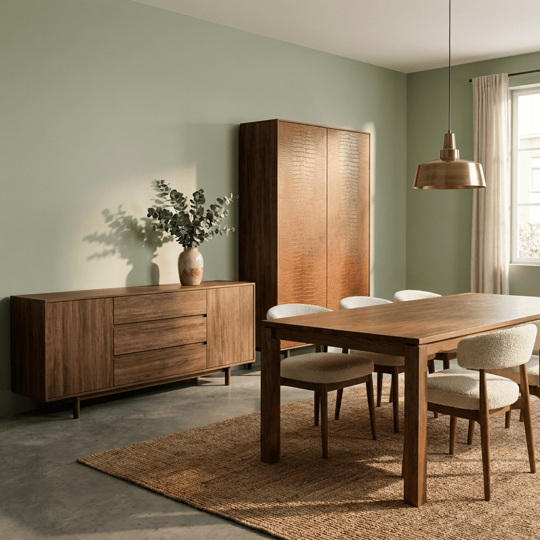 Wohnzimmer Croco Holz Mood