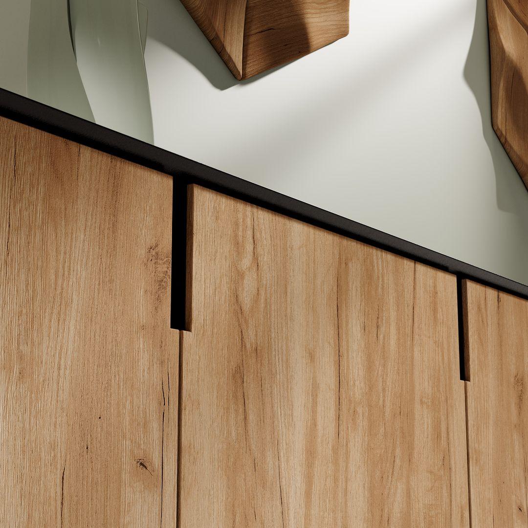 Dekor W358 Rendering auf Schrank