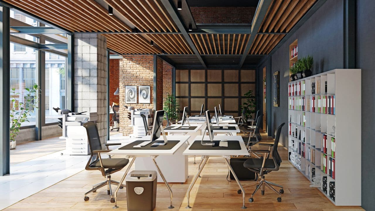 Bürotische in Weiß