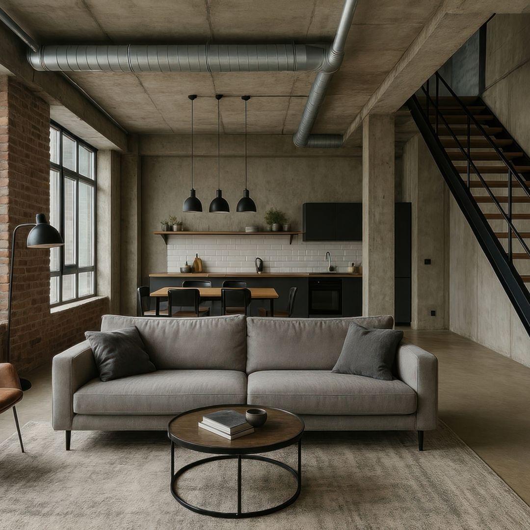 Wohnzimmer Industrial 