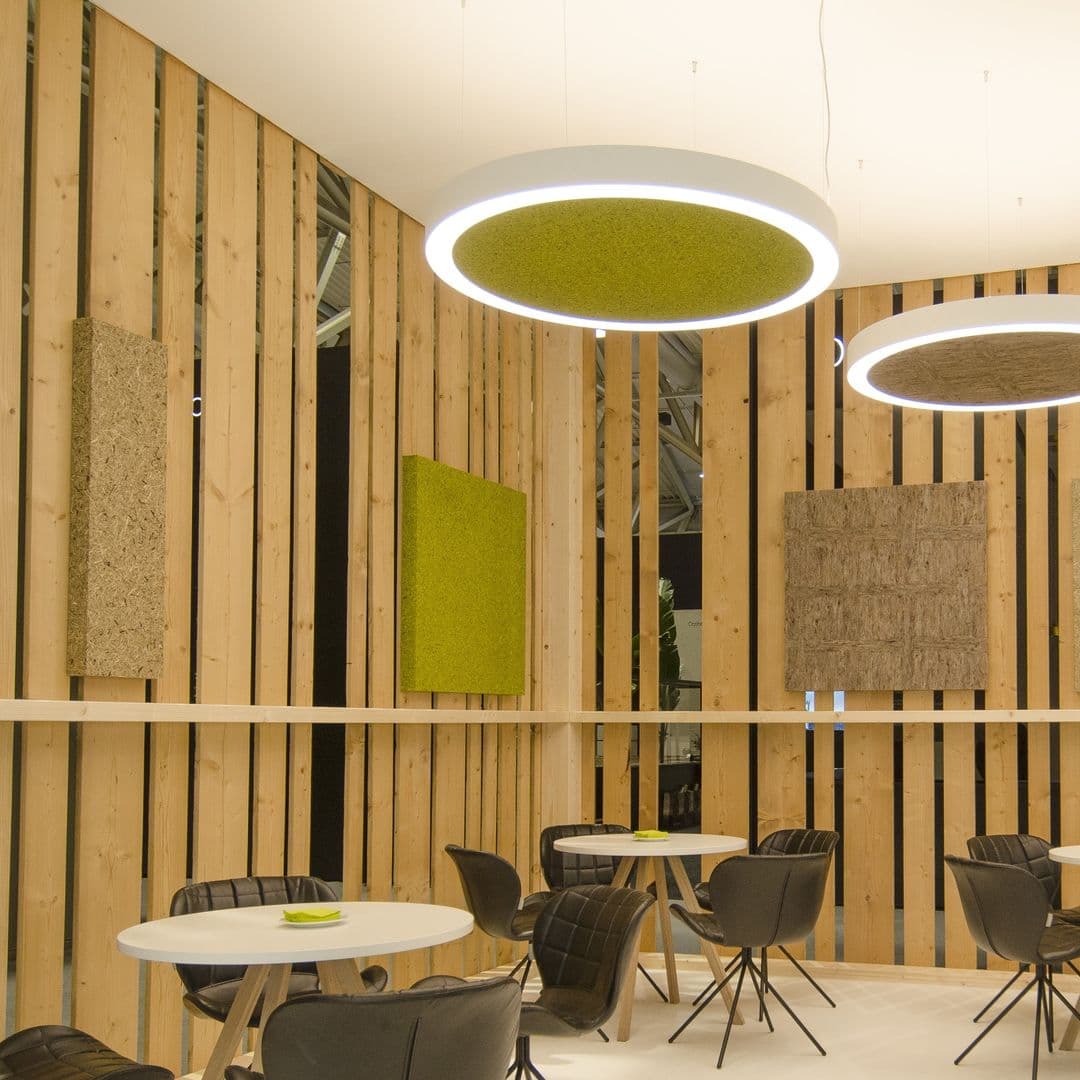 Organoid Wandpanele Aufenthaltsraum