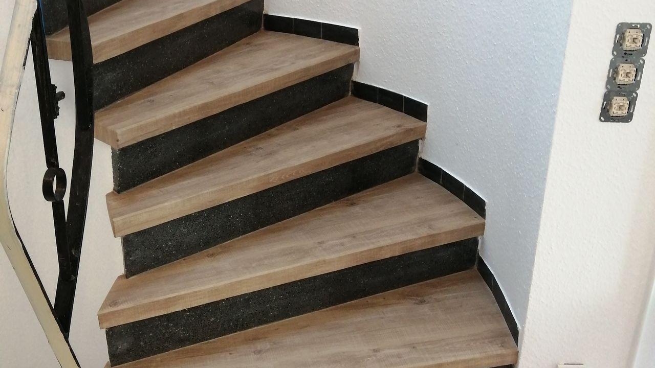 Möbelfolie Steintreppe Holz PZ806 Paleas