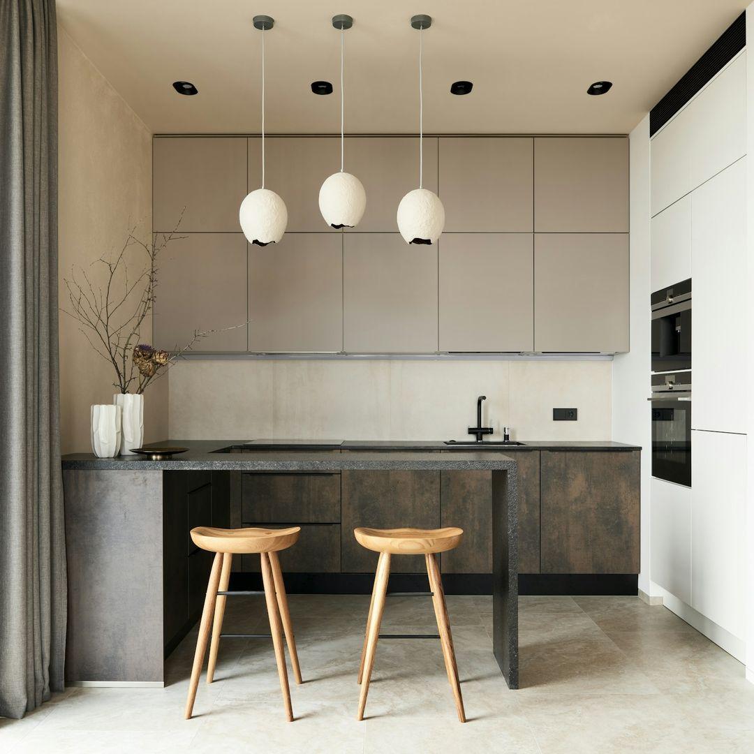 Küche in Stoneoptik