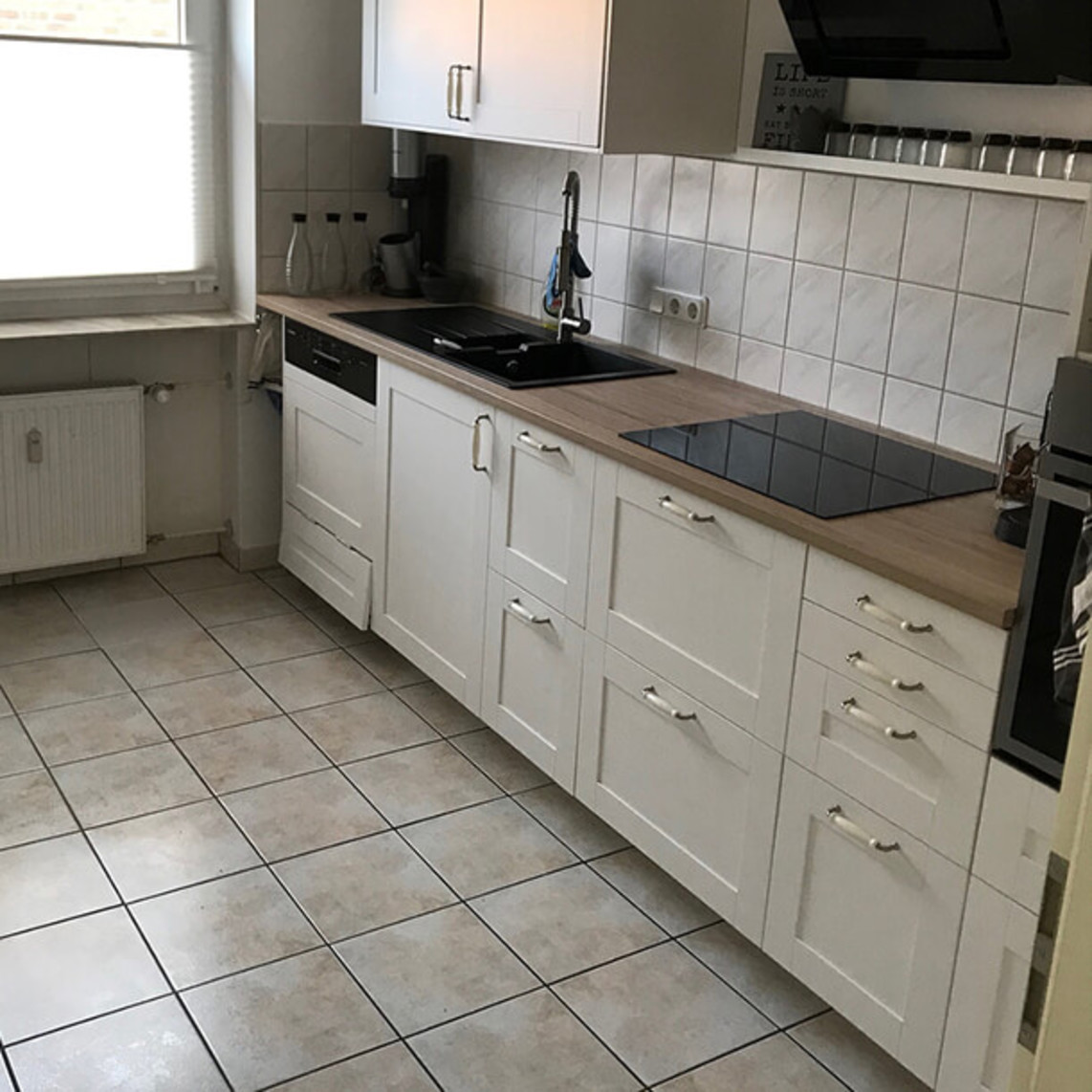 resimdo foil kitchen floor tiles white before example