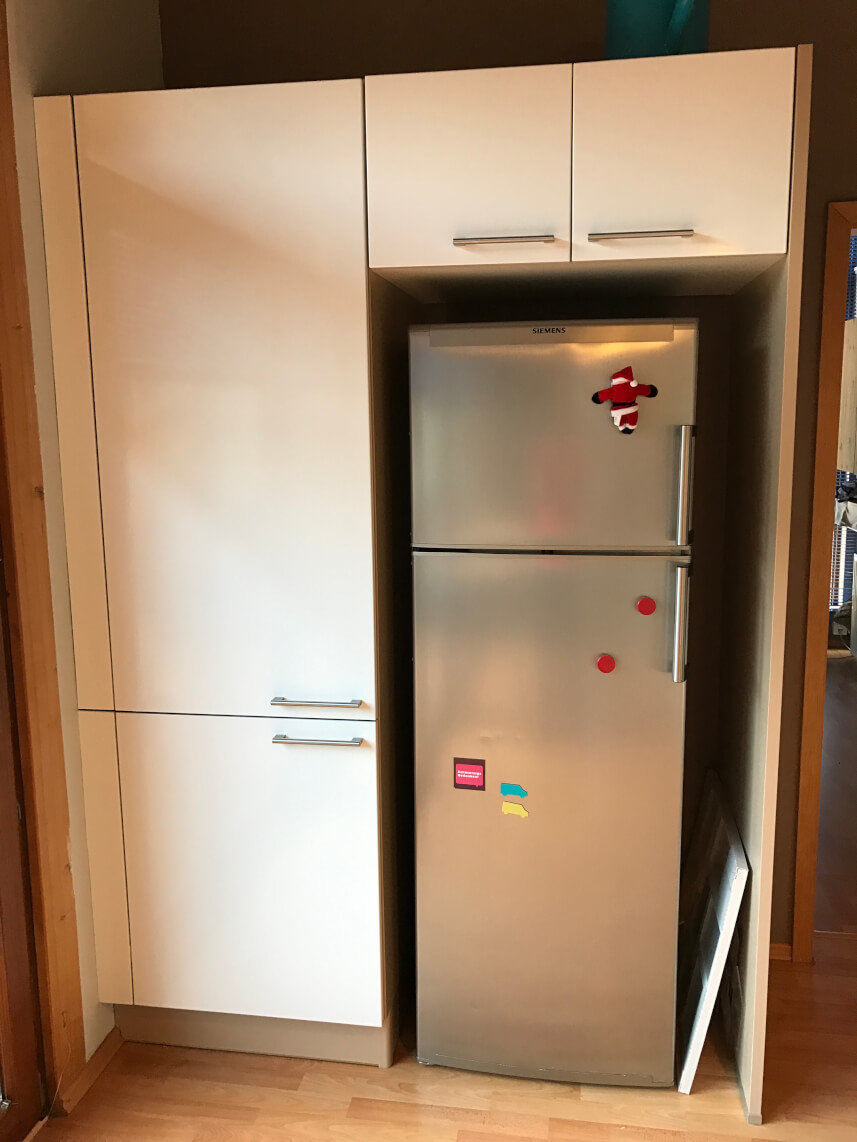 Küchenschränke bekleben Klebefolie Kueche Fronten Weiß S115 03