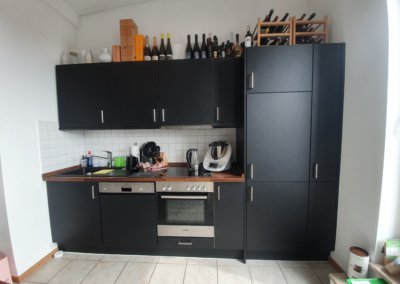 1 m Küchenfolie Folie Küche schwarz glänzend 61,5 cm 11,95 € /m 