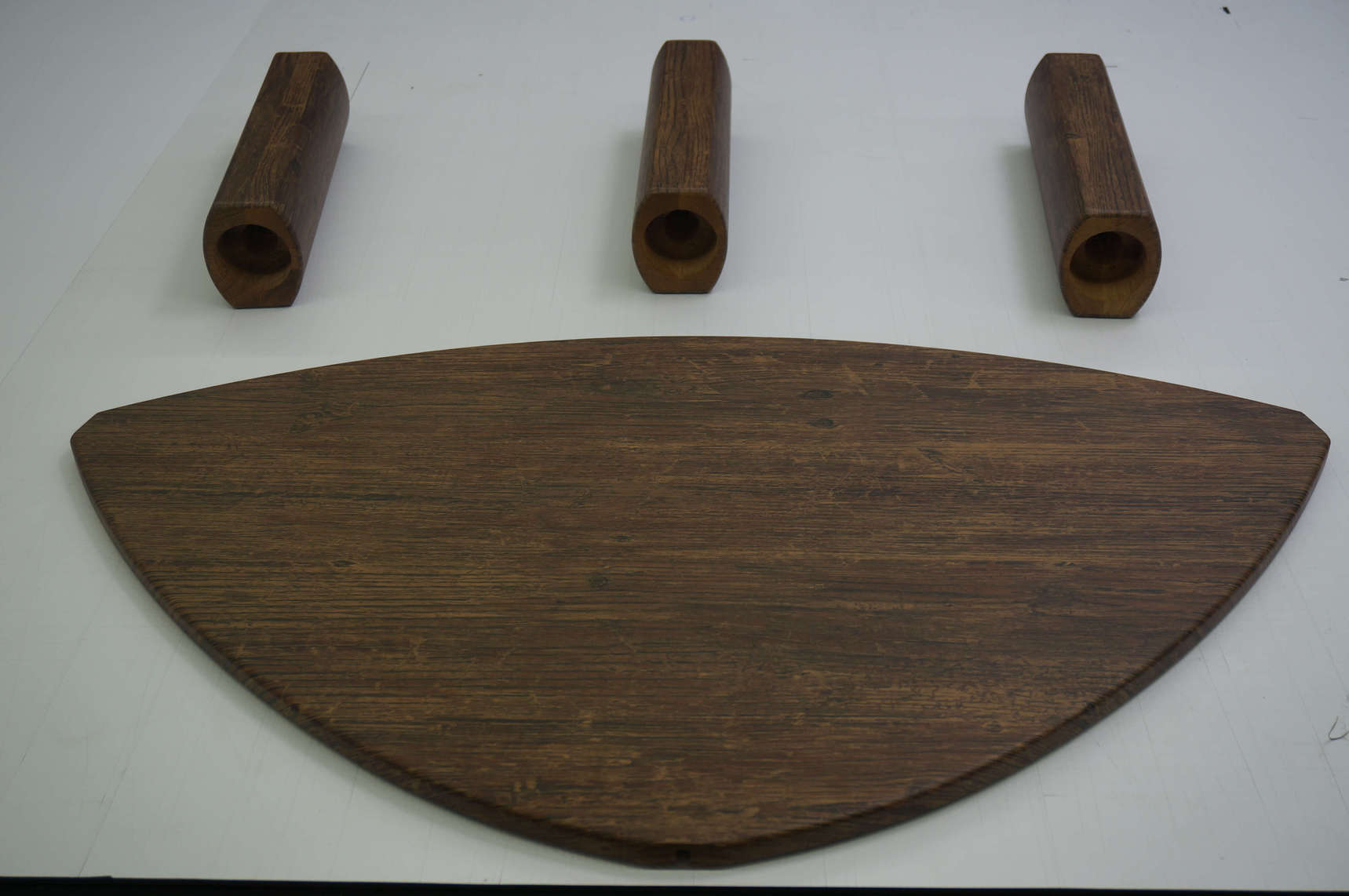 resimdo salón mesa auxiliar madera papel adhesivo W671 Rustic Indoor Plank ejemplo resultado