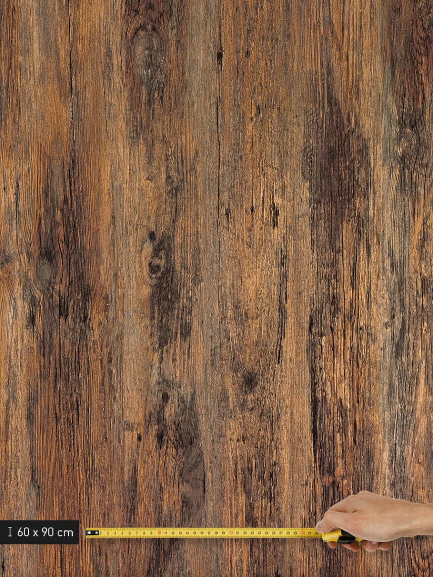 CO-WO-W912 Lámina adhesiva Rustic Antique Wood de resimdo con aspecto de madera shabby vintage