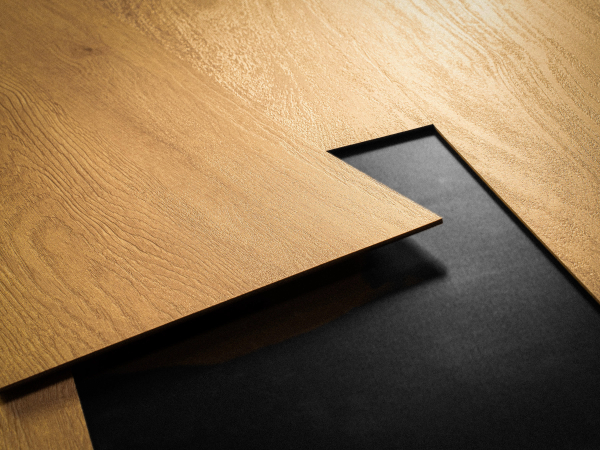 Door with material