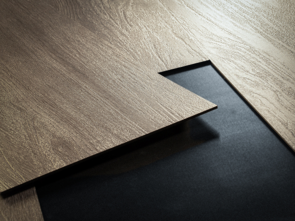 Door with material
