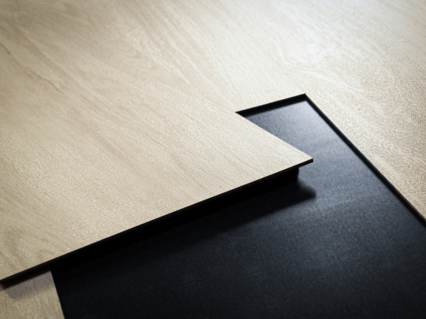Door with material